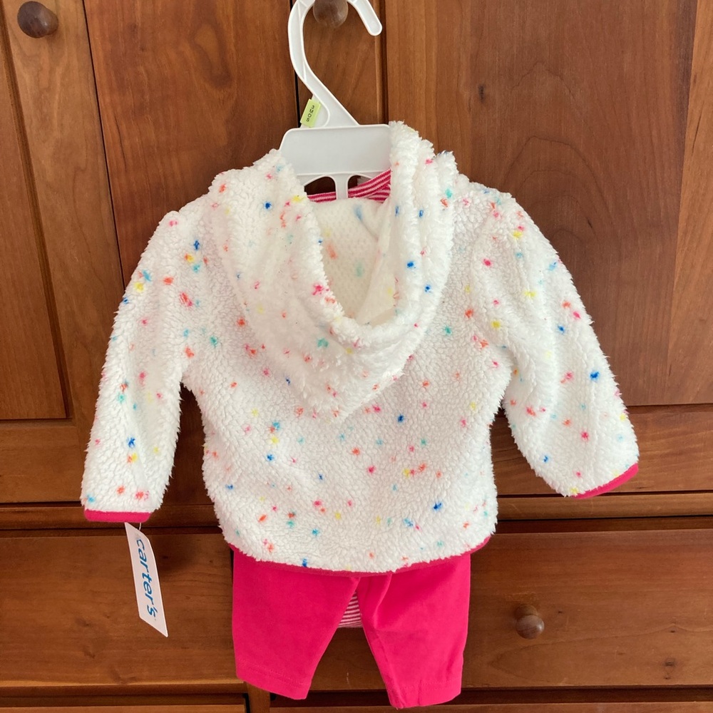 Carters baby legging and sweatshirt set - Picture 6 of 8